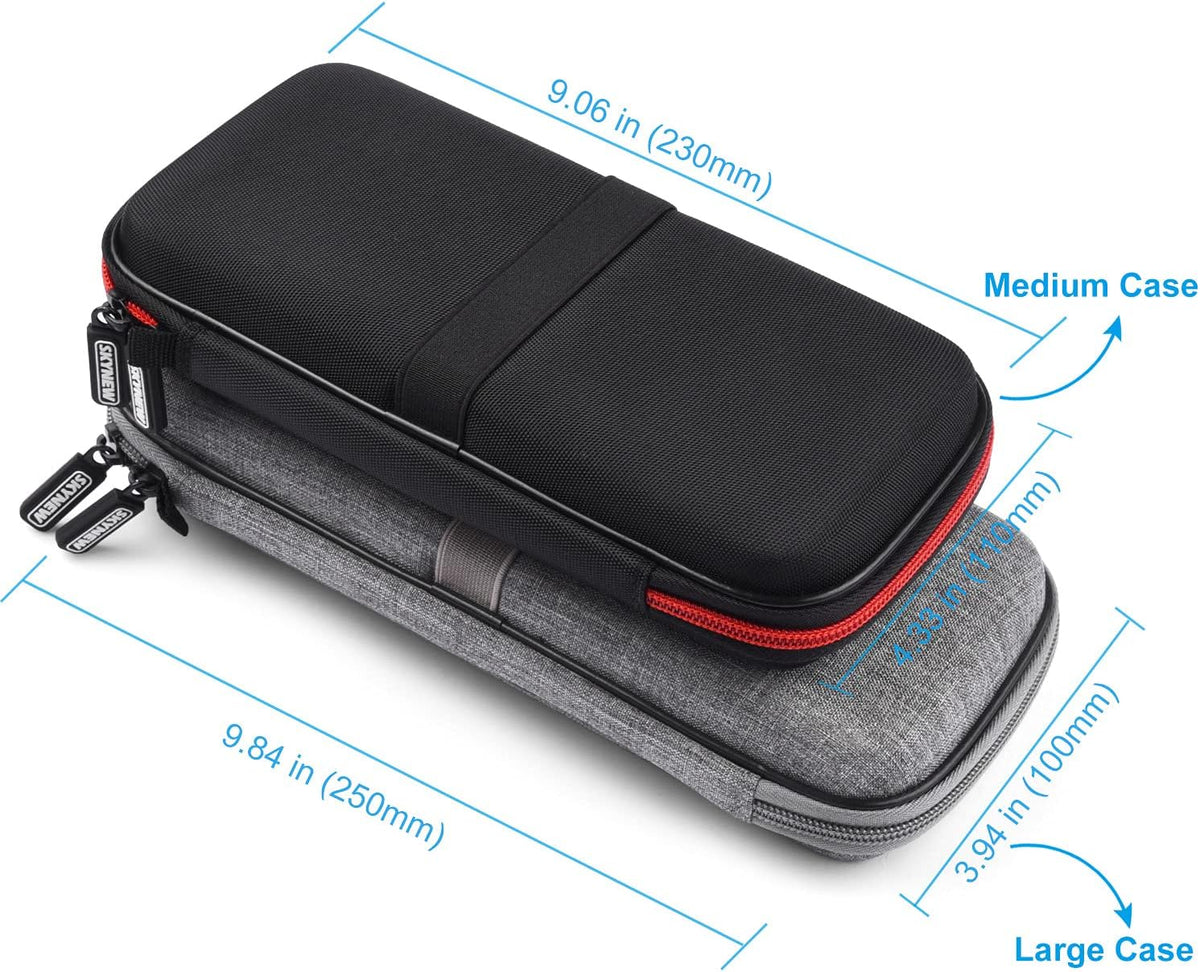 Powerbank Hard Travel Case Compatible RAV Power 26800/20100/20000Mah, Anker Power Core 26800Mah/ Powercore +26800Mah, ROMOSS 30000Mah, Miady Charger, Ekrist, Lab599 Tx500 Radio(Light Grey)